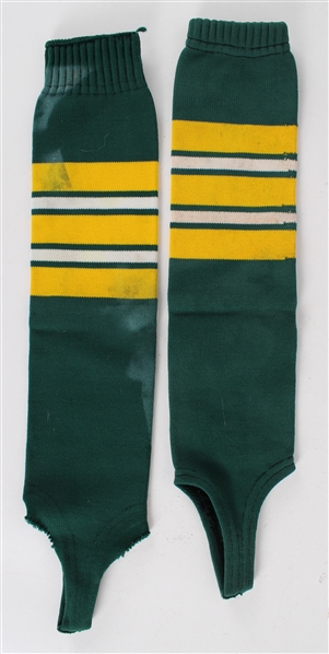 1960s era Vintage Green Bay Packers Unused Stirrups - Authentic Game Issued