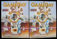 1983 Packers vs Redskins Lambeau Field Game Day (Lot of 2)