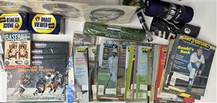 1960s-2020s Brewers, Bucks, Packers Memorabilia (Lot of 70+)