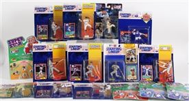 1989-2000 MLB Starting Lineup Figures & Action Marbles MIP (Lot of 15)