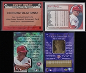 1996-2021 Scott Rolen Philadelphia Phillies Trading Cards w/ Topps Signed (JSA)(Lot of 4)