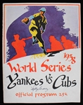 1938 Lefty Gomez Signed Yankees vs Cubs World Series Program (JSA) 