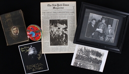 1860s-1970s Americana Collection w/ Signed Apollo 13 8"x10" Photo (JSA)(Lot of 6)