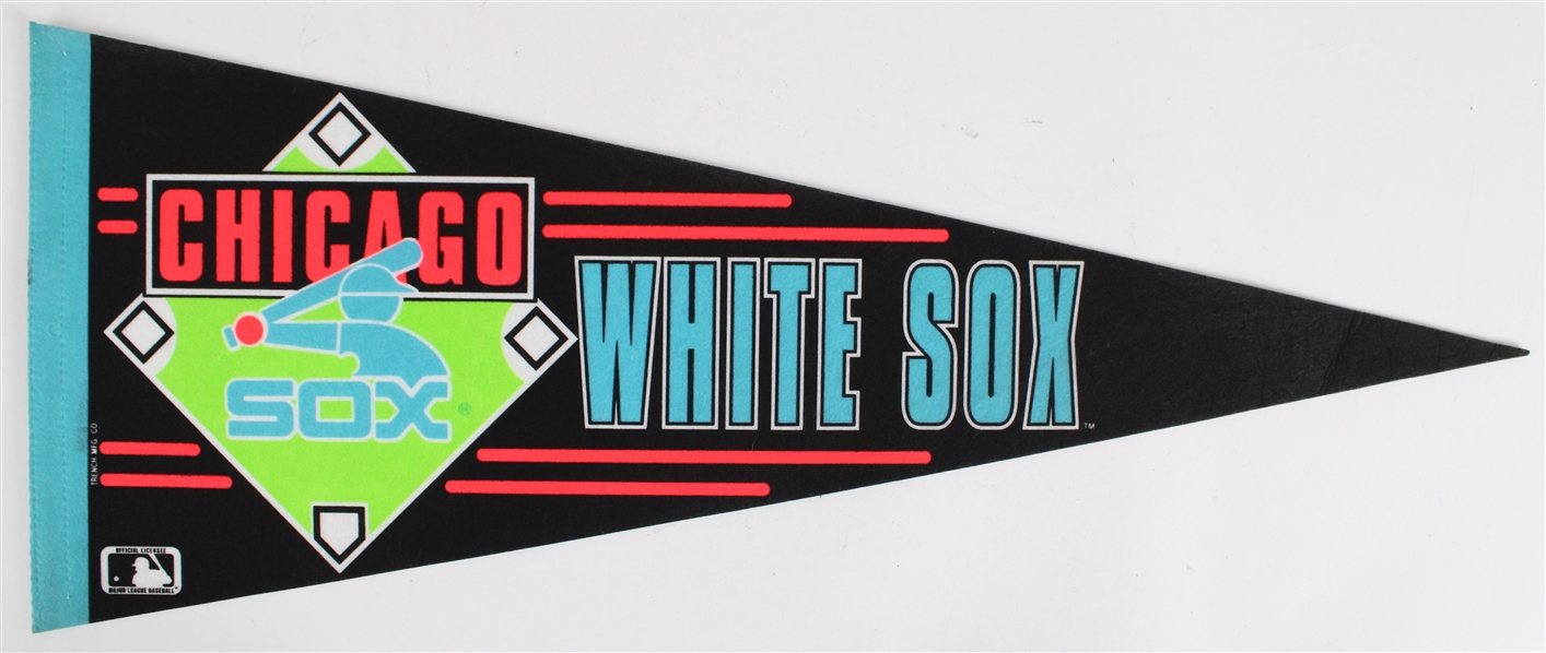 1980s Chicago White Sox Full Size Pennant 
