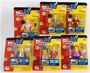 2002 The Simpsons Playmates 5" Figures MIP (Lot of 6)