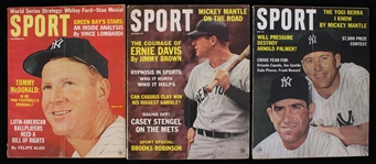 1963 Sport Magazines w/ Tommy McDonald, Mickey Mantle & more (Lot of 3) 