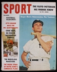 1960 Roger Maris New York Yankees Cover Sport Magazine 