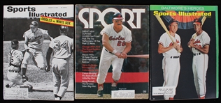 1964-71 Sports Illustrated & Sport Magazines (Lot of 3)