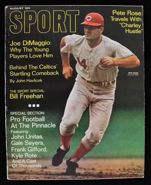 1966 Pete Rose Cincinnati Reds Cover Sport Magazine 