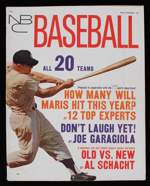 1962 NBC Baseball Magazine 