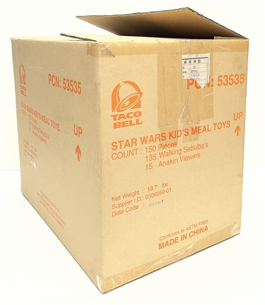1999 Star Wars Episode I Kids Meal Toys (Opened Case)
