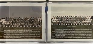1977-85 New York Jets 20x24 Framed Team Photos (Lot of 4) 