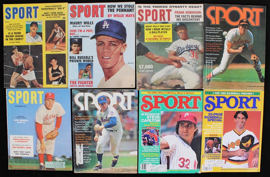 1950-83 Sport Magazines Featuring Frank Robinson, Tom Seaver & more (Lot of 18) 