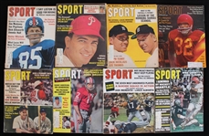 1963-69 Sport Magazines Featuring Frank Tarkenton, Johnny Callison & more (Lot of 12) 