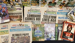 1990s-2000s Green Bay Packers Newspapers & TV Guides (Lot of 50+)