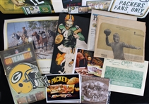 1980s-90s Green Bay Packers Newspapers, Posters, Photos (Lot of 30)