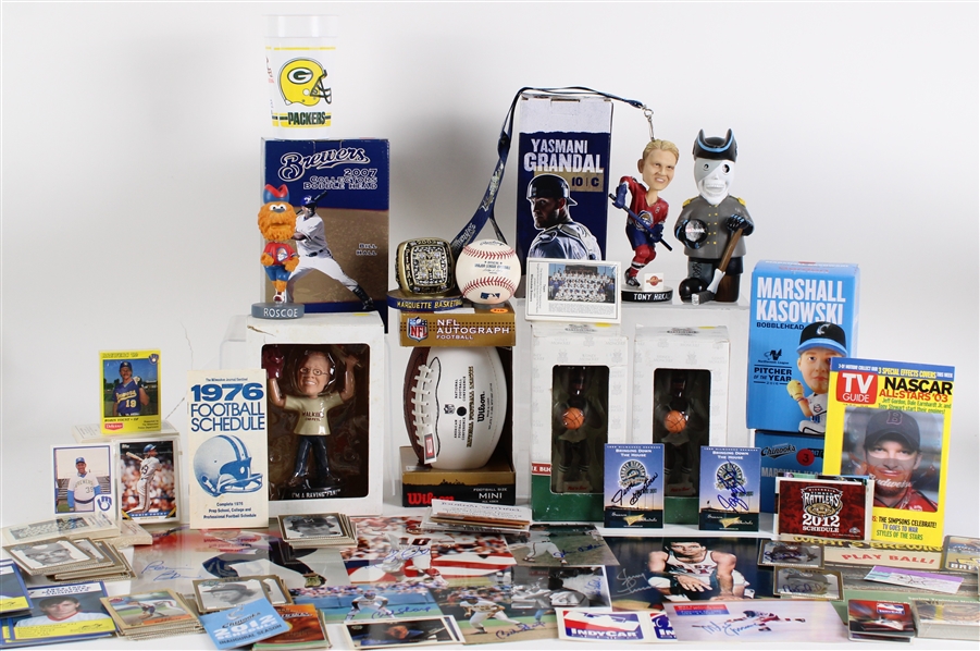 1970s-2000s Baseball, Football, Hockey Collection (Lot of 80+) 