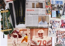 1980s-2024 Football, Baseball, Golf Collection w/ Bobby Murcer, Al Harris Signed Photos (Lot of 50+)(JSA)