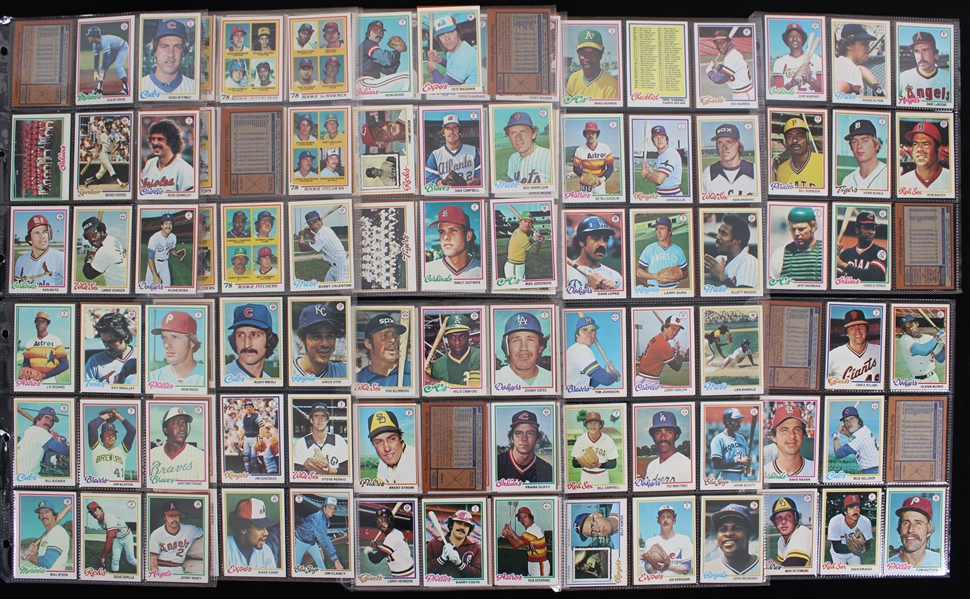 1978 Topps Baseball Trading Cards 