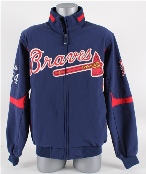 1990s Deion Sanders Atlanta Braves Jacket w/ Trading Card