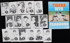 1960s-80s Baltimore Colts Press Guide, Tigers Yearbook, Home Run Derby Cards (Lot of 21)