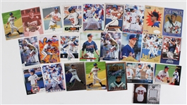 1960s-90s Milwaukee Braves / Dodgers Glass, Braves 15 Pennant, MLB Trading Cards (Lot of 28)