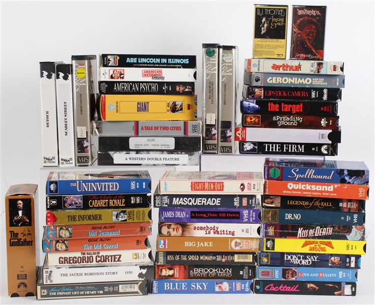 1980s-90s VHS Movie Collection & Cassettes (Lot of 40+) 