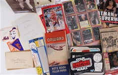 1930s-2000 Miscellaneous Collection w/ Star Wars, Sheet Music, Jordan Basketball & more (Lot of 110+)