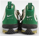 1996 Gabe Wilkins Signed Super Bowl XXXI Game Used Nike Shoes 1/26/97 - Green Bay Packers (MEARS LOA / JSA) 