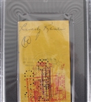 1958 Bob Kane Batman Co-Creator Signed Check (PSA/DNA Slabbed)