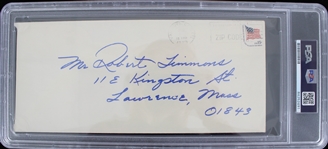 1979 Clayton Moore The Lone Ranger Signed Envelope (PSA/DNA Slabbed)