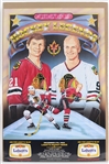 1983 Chicago Blackhawks Hockey Legends Labatts 24"x36" Poster