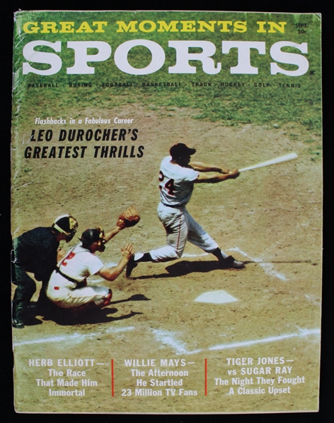 1961 Leo Durochers Greatest Thrills Great Moments in Sports Magazine