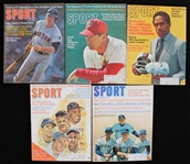 1969 Sport Magazines Featuring OJ Simpson, Tony Conigliaro & more (Lot of 5) 