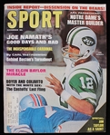 1967 Joe Namath New York Jets Sport Magazine 