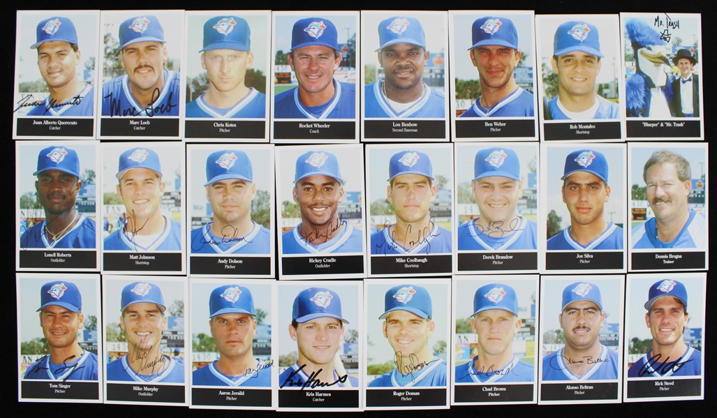 1994 Dunedin Blue Jays Trading Cards (Lot of 24)