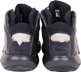 2001 (March 19) Kobe Bryant Game Worn & Signed Adidas Kobe 1 Shoes (27 Pts., 12 Reb.) – (PSA/DNA, Beckett, MEARS LOA)