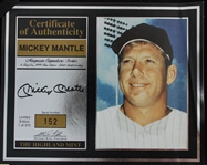 1990s Mickey Mantle New York Yankees Highland Mint LE 1/375 Coin