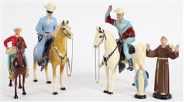1960s Lone Ranger, Roy Rogers & more Hartland Statues (Lot of 7)