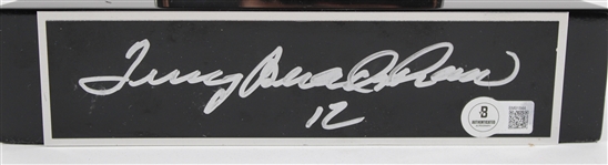 1975 Terry Bradshaw Super Bowl IX Signed 16.5 Vince Lombardi Trophy (Beckett) 