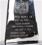 1975 Terry Bradshaw Super Bowl IX Signed 16.5 Vince Lombardi Trophy (Beckett) 