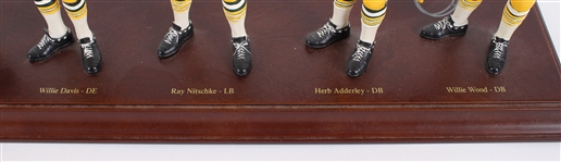 1966 Green Bay Packers 6x28 Danbury Mint Figurine Set 