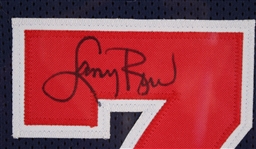 1992 Larry Bird USA Basketball Team Signed 34x43 Framed Jersey (Beckett Witness)