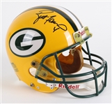 1992-2007 Brett Favre Green Bay Packers Signed Helmet (JSA) 