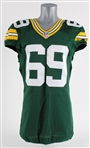 2013-17 David Bakhtiari Green Bay Packers Signed Home Jersey *MEARS A5*