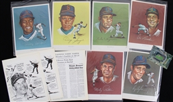 1960s Seattle Pilot Portraits by John Wheeldon, Tommy Harper Leaflets, Sicks Stadium Postcard (Lot of 12)