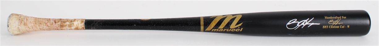 ***LIVE MONDAY*** 2026 Bryce Harper Philadelphia Phillies Signed Marucci Professional Model Bat (JSA)