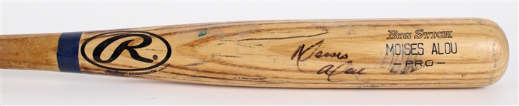 **LIVE MONDAY** Moses Alou Signed Bat (JSA)