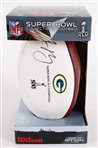 2011 Aaron Rodgers Green Bay Packers Super Bowl XLV Signed Football (JSA) 