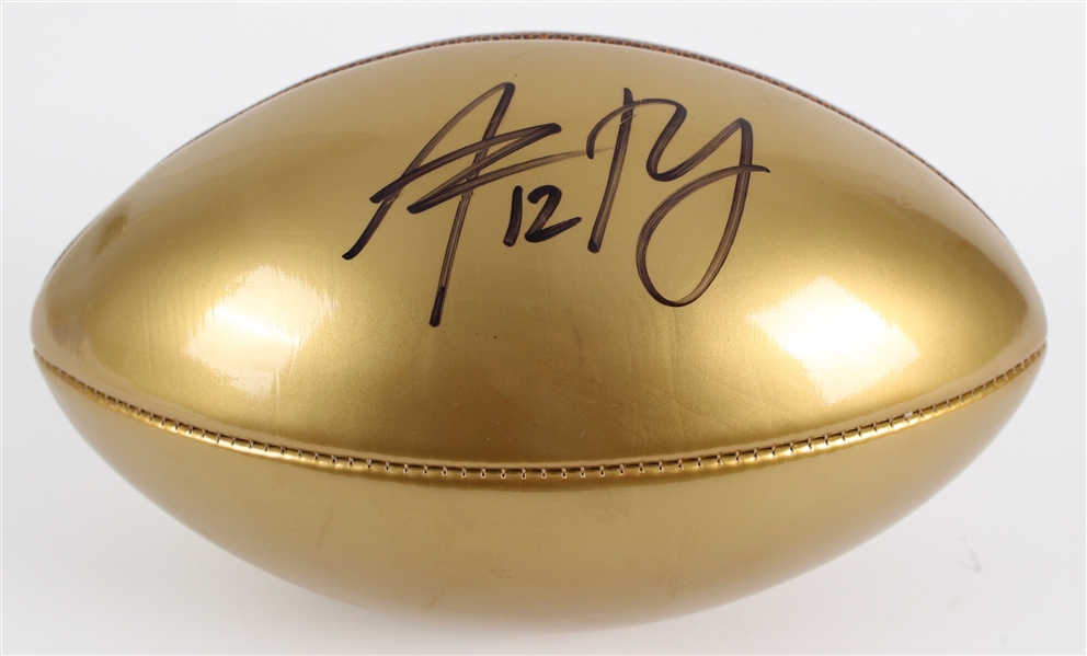 2011 Aaron Rodgers Green Bay Packers Signed Football (JSA) 
